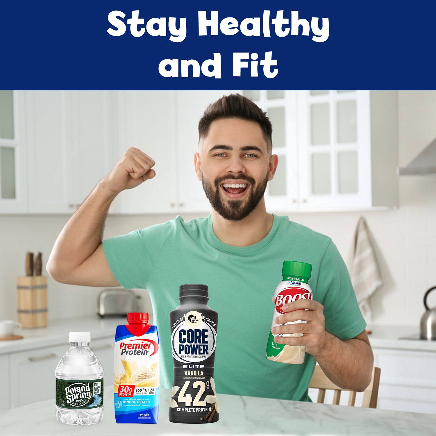 Protein Shake and Energy Drinks