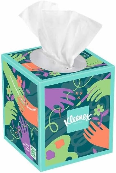 Kleenex Tissues Ultra Soft Facial Tissues 3-Ply, 85-count in The Award Box Packaging (6 Pack, Ultra Soft)