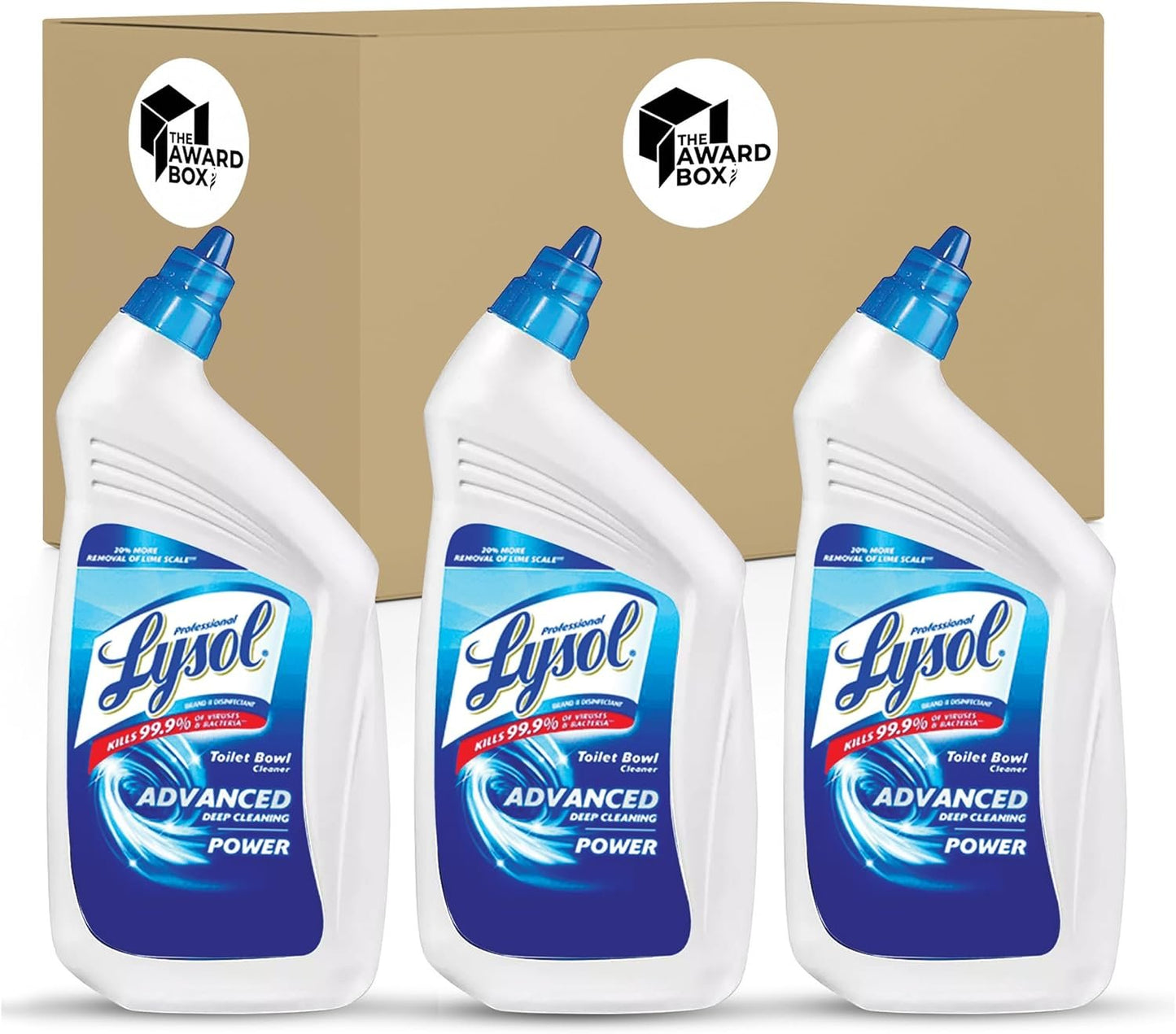 The Award Box Toilet Bowl Cleaner with Bleach, 24 Oz (Pack of 3)