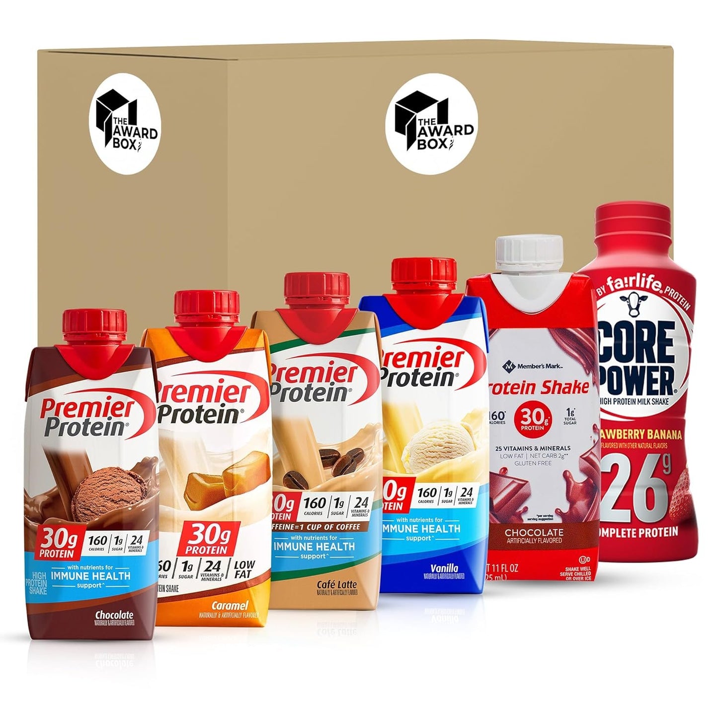 Premier Protein Shakes  6 Bottes Variety Pack, 11 Fl. Oz Each - (1 Flavor Each)