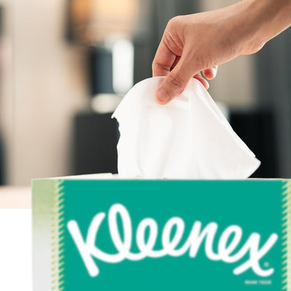 Kleenex Tissues Soothing Lotion Facial Tissues 3-Ply, 85-count (4 pack) in The Award Box packaging