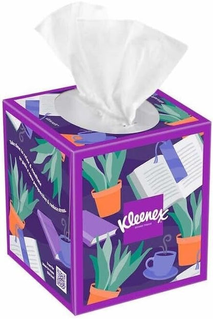 Kleenex Tissues Ultra Soft Facial Tissues 3-Ply, 85-count in The Award Box Packaging (6 Pack, Ultra Soft)