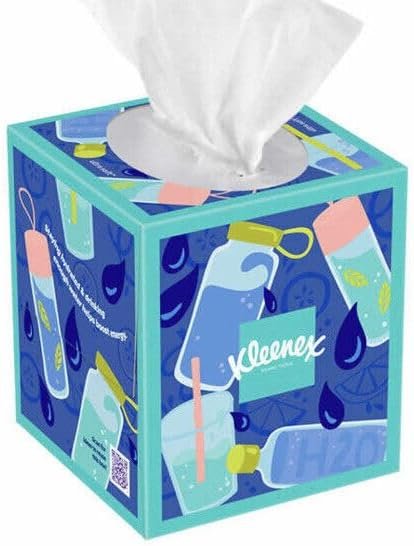 Kleenex Tissues Ultra Soft Facial Tissues 3-Ply, 85-count in The Award Box Packaging (6 Pack, Ultra Soft)