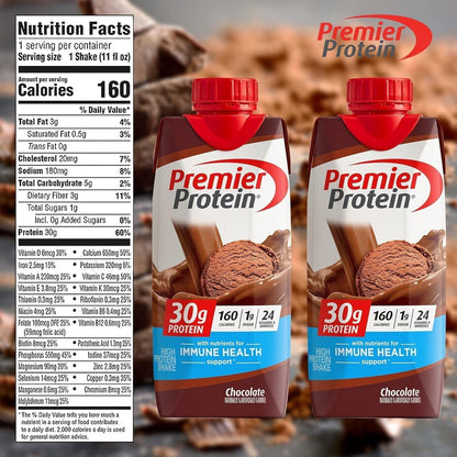 Premier Protein Shakes Chocolate 11 fl oz in The Award Box - Pack of 12