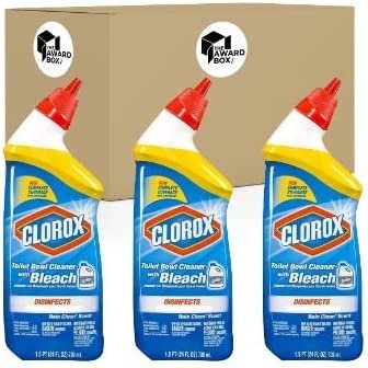 Toilet Bowl Cleaner with Bleach Rain Clean 24oz. 3 Pack in The Award Box